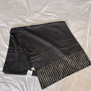 NWT Echo satin sequin evening shawl